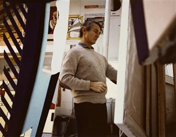 LENORE SEROKA (1935-2016) Portrait of Roy Lichtenstein.                                                                                          